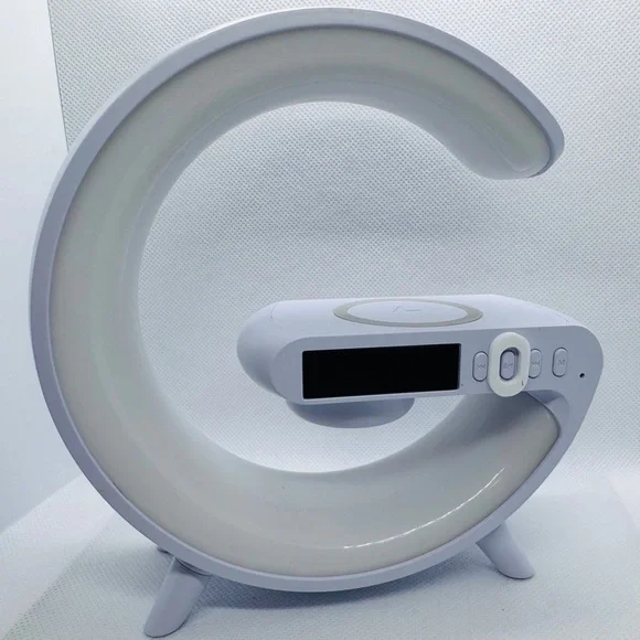 Smart Light/Sound machine/wireless charger/bluetooth/alarm clock NEW - Picture 2 of 4